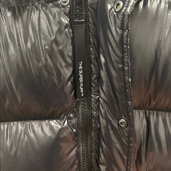 Aritzia The Super Puff Long Black Puffer Coat Gloss - Picture 6 of 11